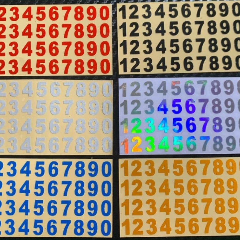 

Stiker cutting angka stiker papanan/stiker tahan air dan kuat tempel PUTIH