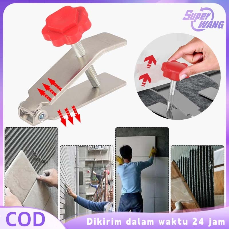 Pengatur Tinggi Keramik Dinding Adjustable 1cm-5.5cm  Alat Pengukur Tinggi Dinding Keramik Ubin