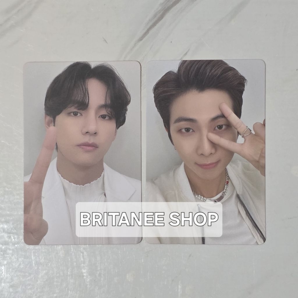 OFFICIAL PHOTOCARD PC V TAEHYUNG RM NAMJOON BTS permission to dance on stage - live