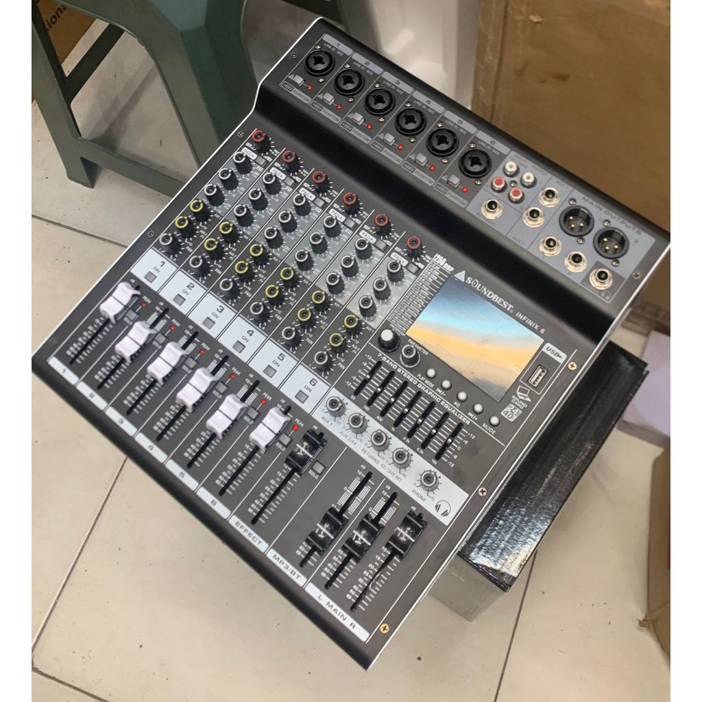POWER MIXER AUDIO SOUNDBEST INFINIX 6