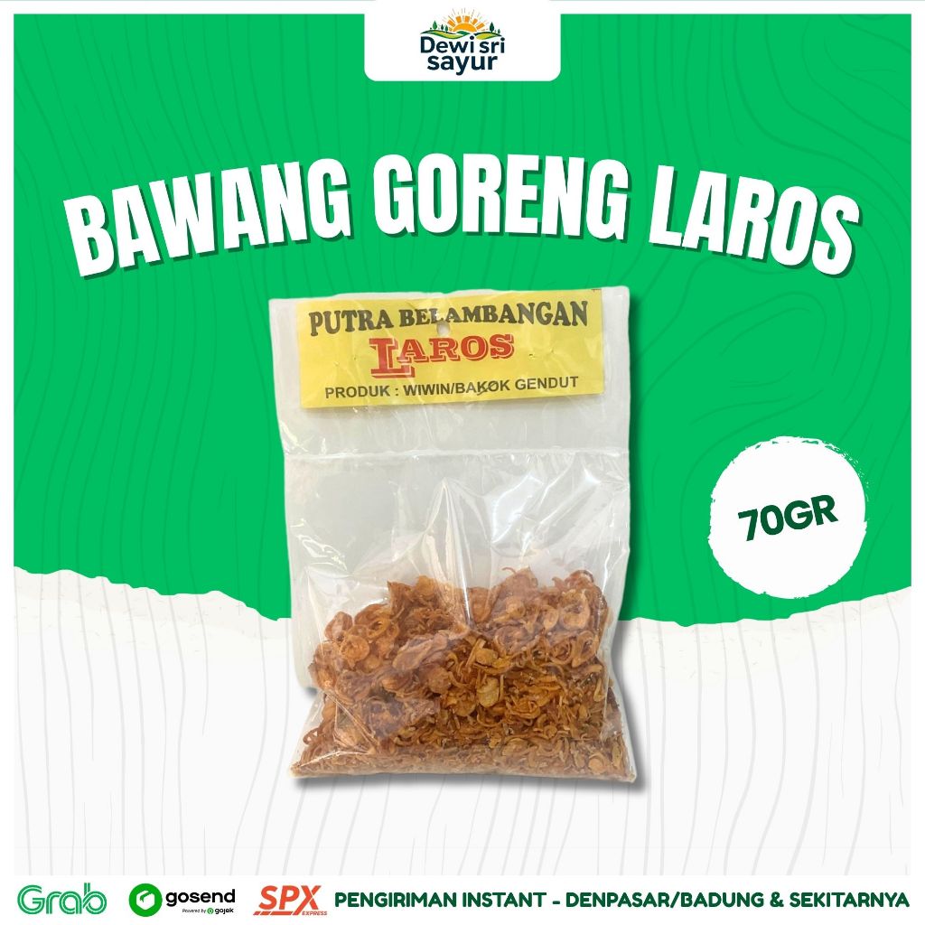 

Bawang Goreng Laros 70gr – Dewi Sri Sayur