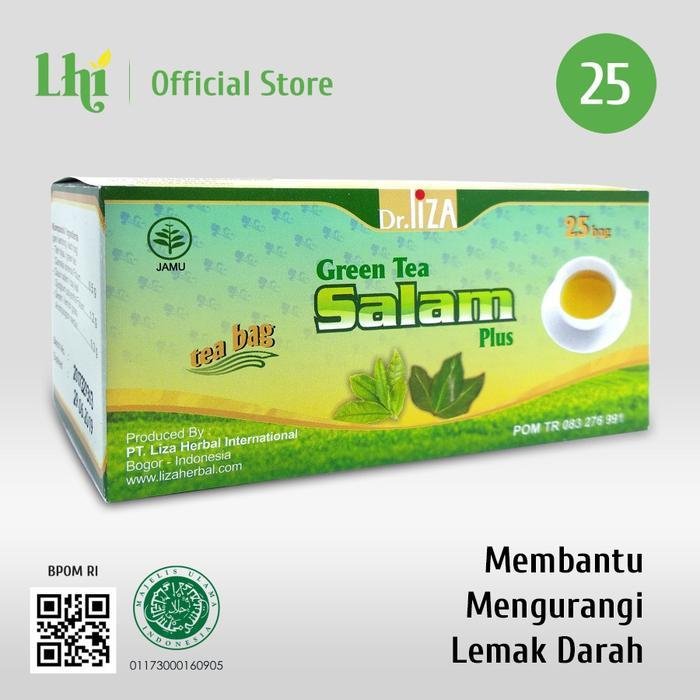 

Teh Celup Salam Green Tea Liza Herbal Untuk Menurunkan Kolesterol dan Gula Darah