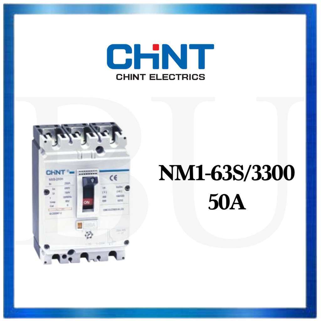 CHINT MCCB / NFB 50A 50Ampere (Moulded Case Circuit Breaker) / (No Fuse Breaker) / Breaker