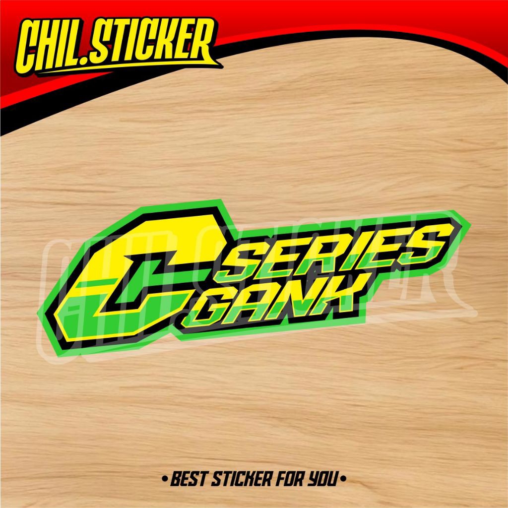 STIKER C SERIES GANK Sticker Viral Sticker Terbaru Sticker C Series Gank