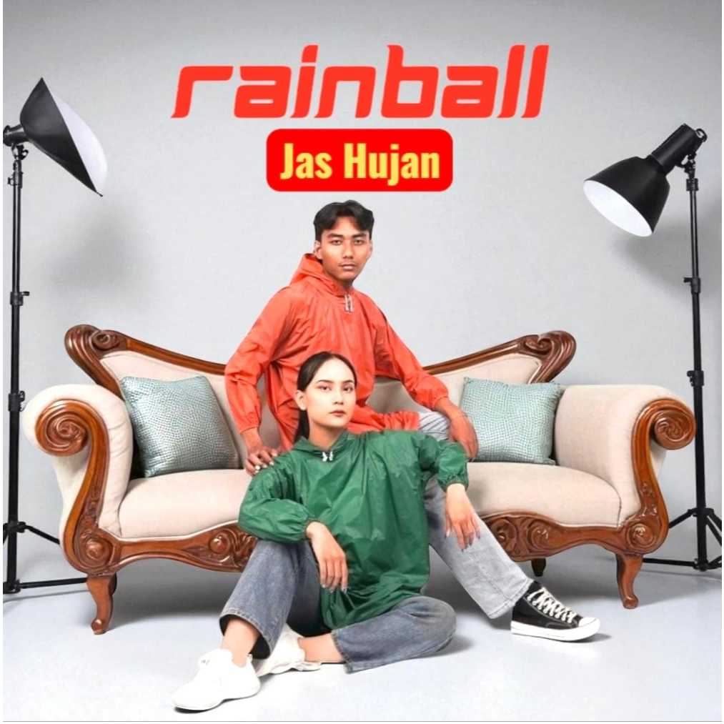 Jas Hujan ELEPHANT BRAND RAINBALL Raincoat Ponco Lengan Anti Rembes Anti Tembus Air Hujan