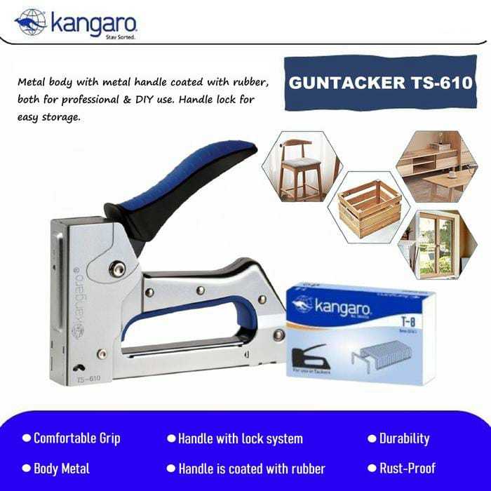 

Stapler Tembak Jok Kulit Motor / Guntacker TS 610 R