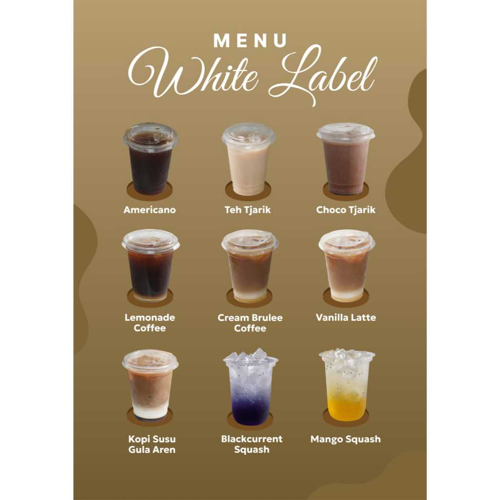 

Paket white label + cup 20 slop