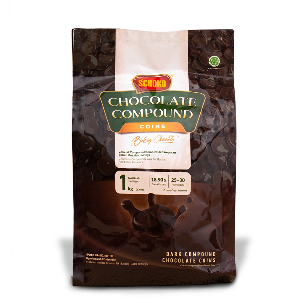 

SCHOKO Compound Chocolate Coins berbagai variant 250gr Repack