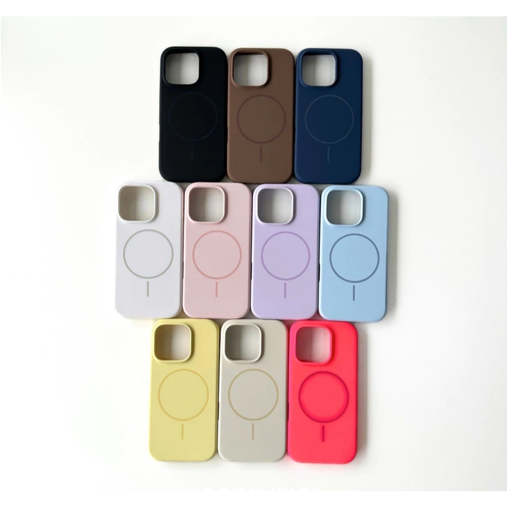 PREMIUM ANTI NODA CASE MAGSAFE IPHONE 13 / 13 PRO / 13 PRO MAX SILICONE MAGSAFE DALAM BELUDRU FOR IP