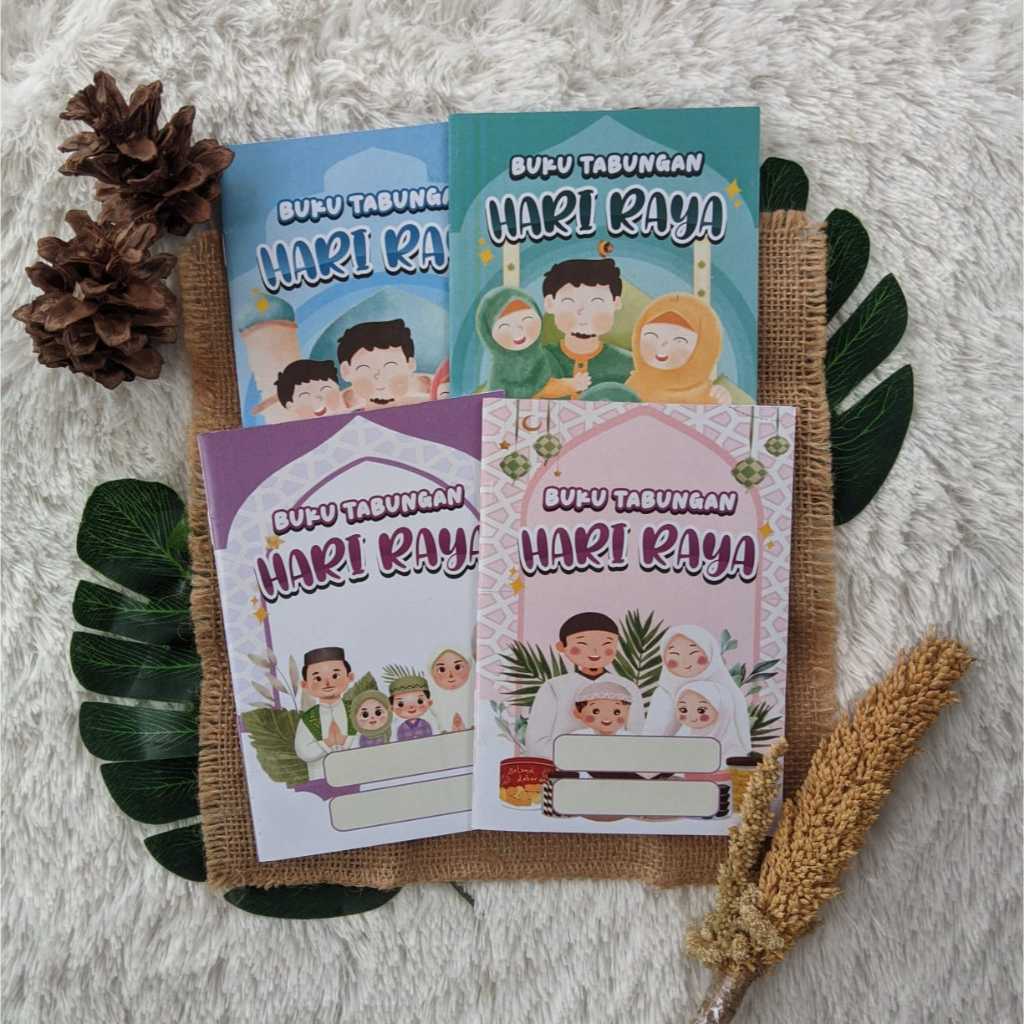 

ES88 Buku Tabungan Hari Raya Keluarga Kartun Anak