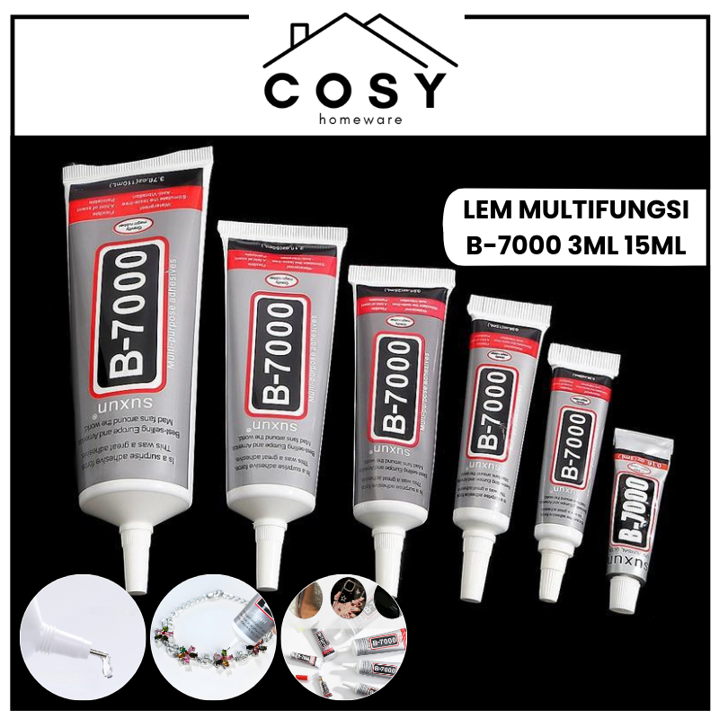 

COSY Lem LCD Touchscreen Baterai HP Backdoor Casing Glue B-7000 3ML 15ML Original Perekat Layar Padat Bening Lem Touchscreen