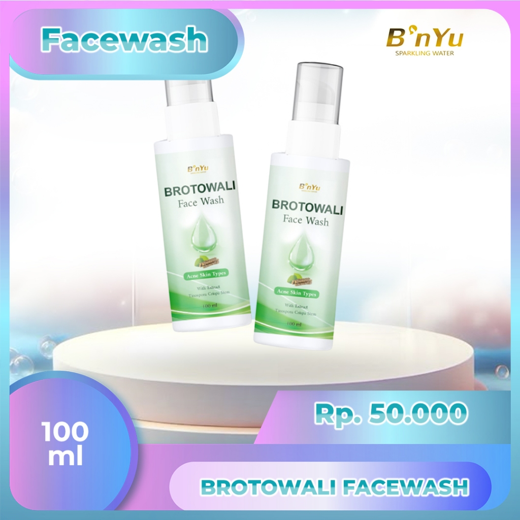 Bnyu Brotowali Facewash (Anti Jerawat) khusus kulit acne BPOM
