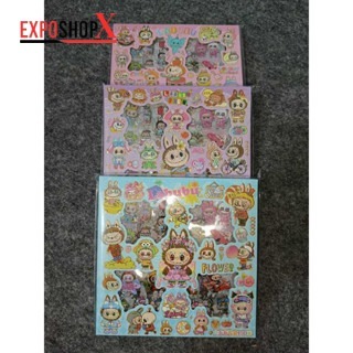 

STICKER LABUBU ISI 100PCS WATERPROOF ANTI AIR