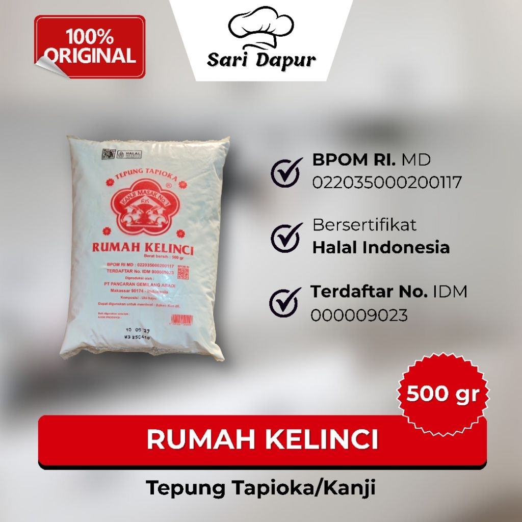 

RUMAH KELINCI Tepung Tapioka/Kanji 500gr