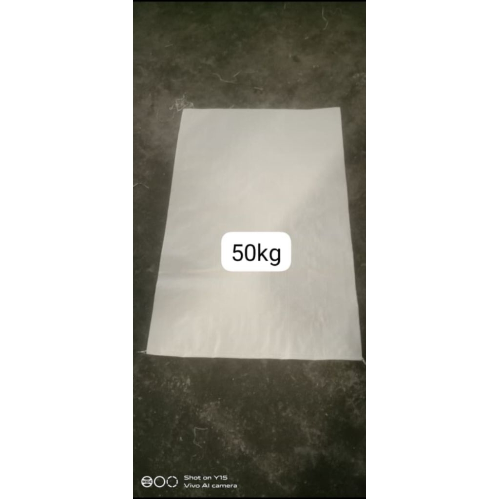 (paket 50pcs 145.000) karung 50kg Baru belum pernah di pakai 65x100 ketebalan D.750