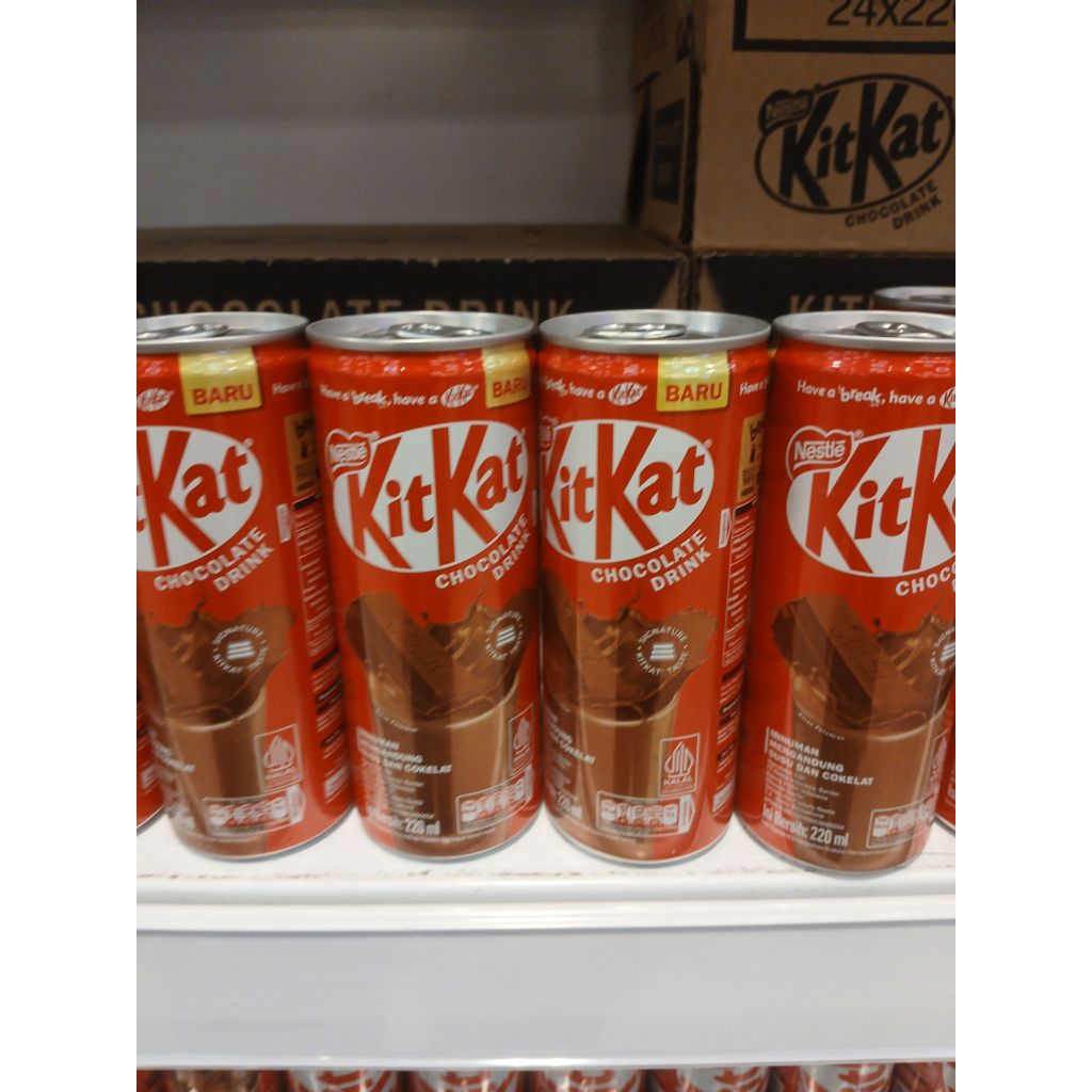 

Jual minuman kaleng susu dan coklat kit kat