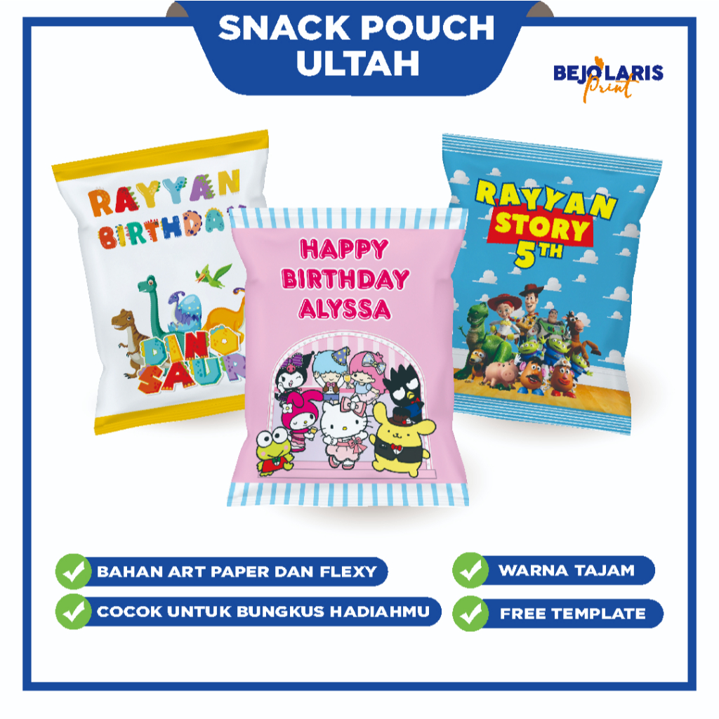 

Snack Pouch Ulang Tahun Pouch Jumbo Tas Hadiah Souvenir