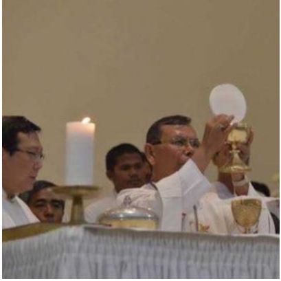 

Roti Perjamuan Hosti Imam 13cm isi 5m Hosti Roti Komuni Perjamuan Kudus 1408