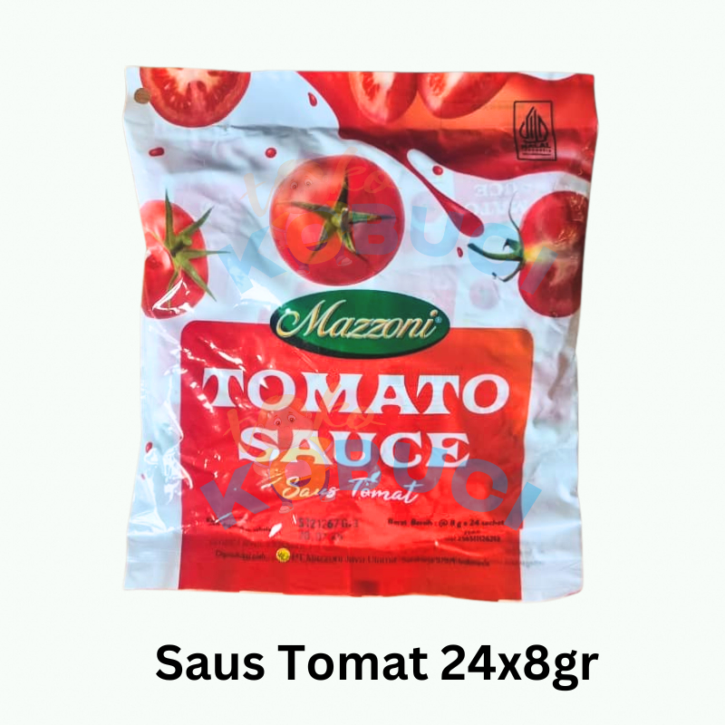 

Mazzoni Tomato Sauce 24x8gr Sachet - SAUS TOMAT SACHET