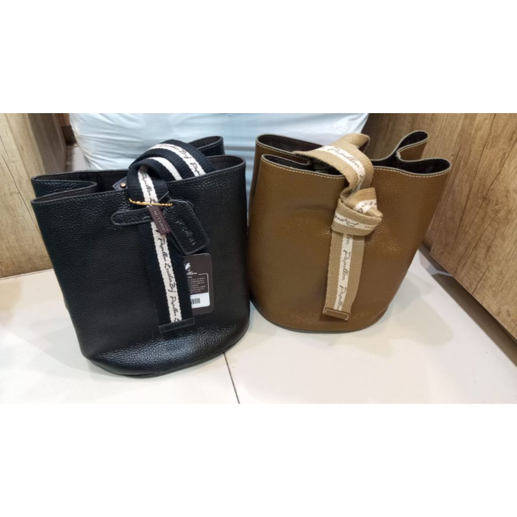 Tas Papillon leather k3359 hitam