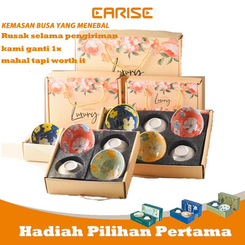 Earise mangkok keramik piring keramik kado pernikahan bermanfaat piring set  mangkok set hampers Had
