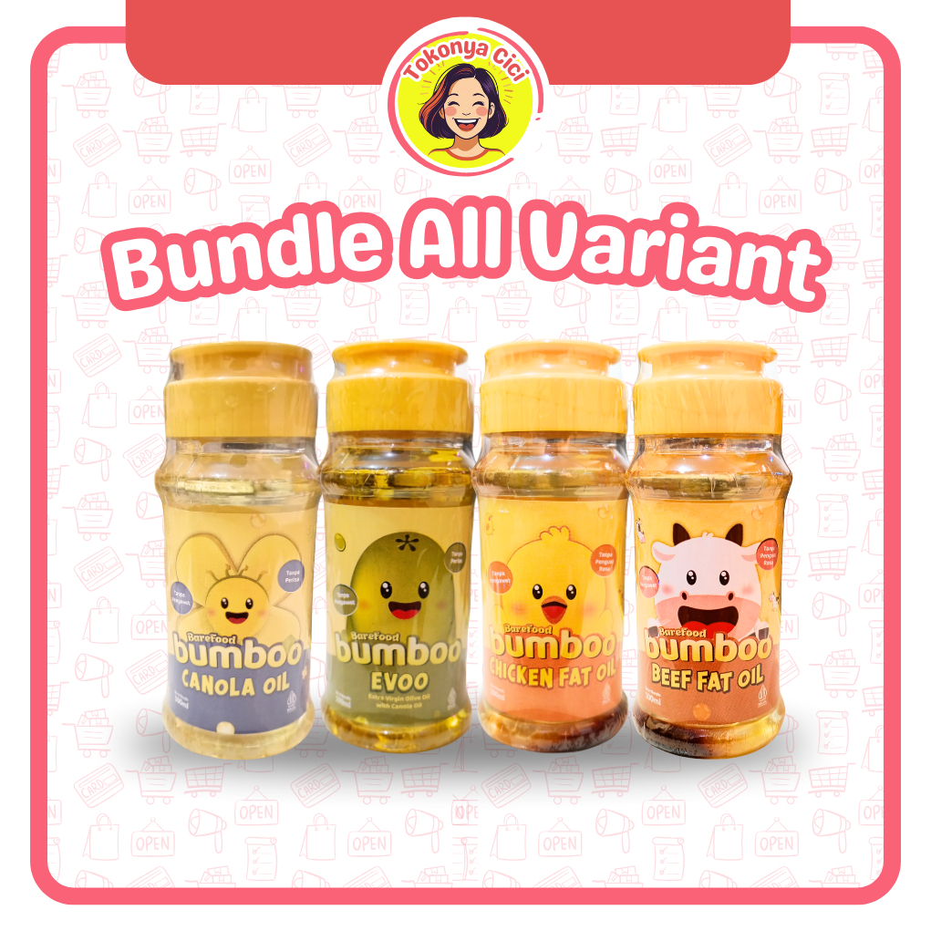 

Barefood Bumboo Fat Oil Minyak MPASI BB Booster | Bahan Alami Tanpa Perisa & Pengawet 100ml