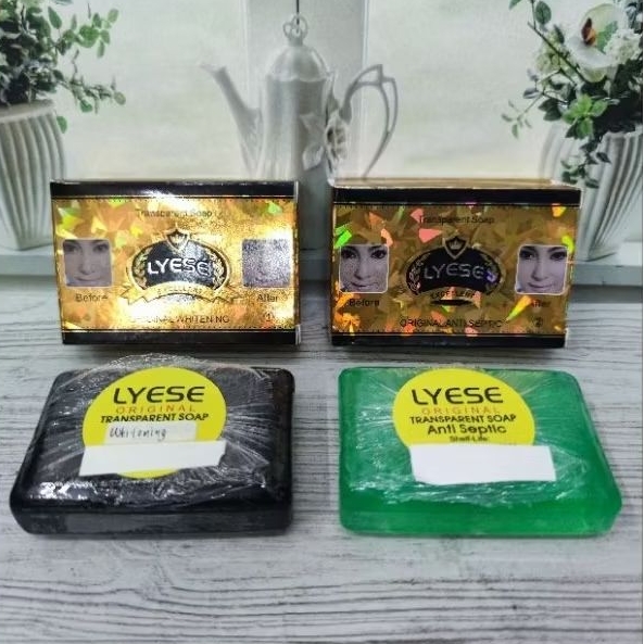 LYESE ORIGINAL TRANSPARENT SOAP, LYESE SOAP, SABUN LYESE, SABUN ANTISEPTIK, SABUN WHITENING