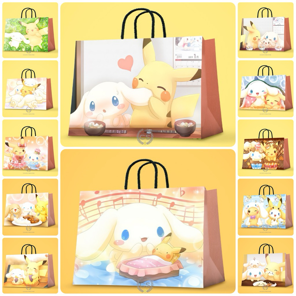 

Paperbag Custom Pikachu Goodie Bag Ulang Tahun Anak Tas Kado Tas Kertas Hampers Birthday