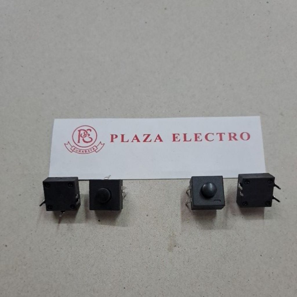 SWITCH SENTER POLICE ON OFF ON / ON ON OFF SAKLAR 4P PIN 12x12mm LOCKED KUALITAS BAIK
