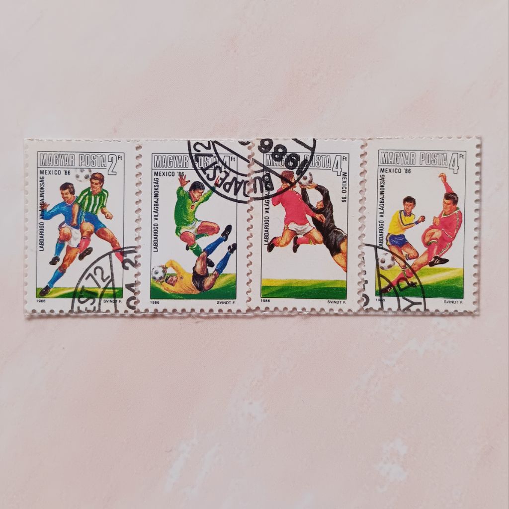 

(AB) Perangko Hongaria FIFA World Cup 1986 - Mexico Set 4 pcs CTO