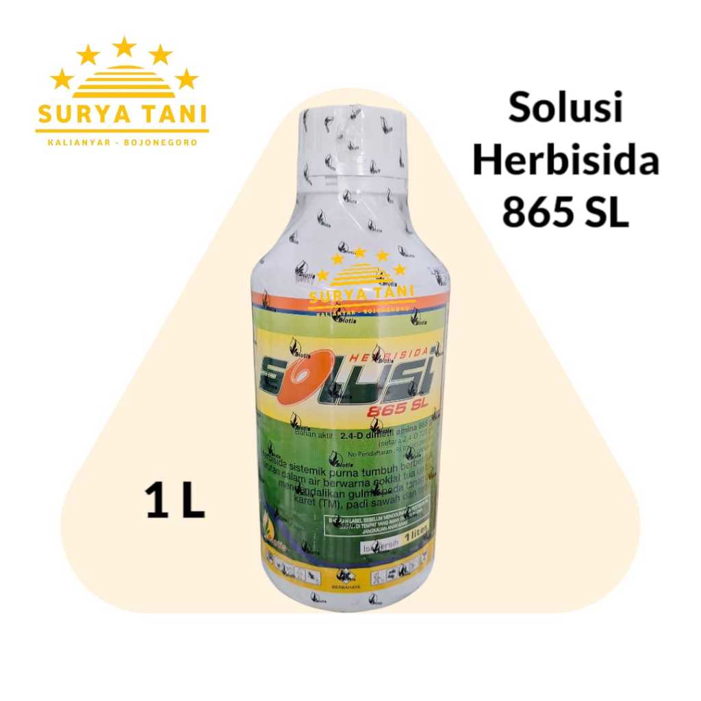 Habisida Sistemik Purna Tumbuh  SOLUSI 865SL / Herbisida Solusi 865 SL 1L