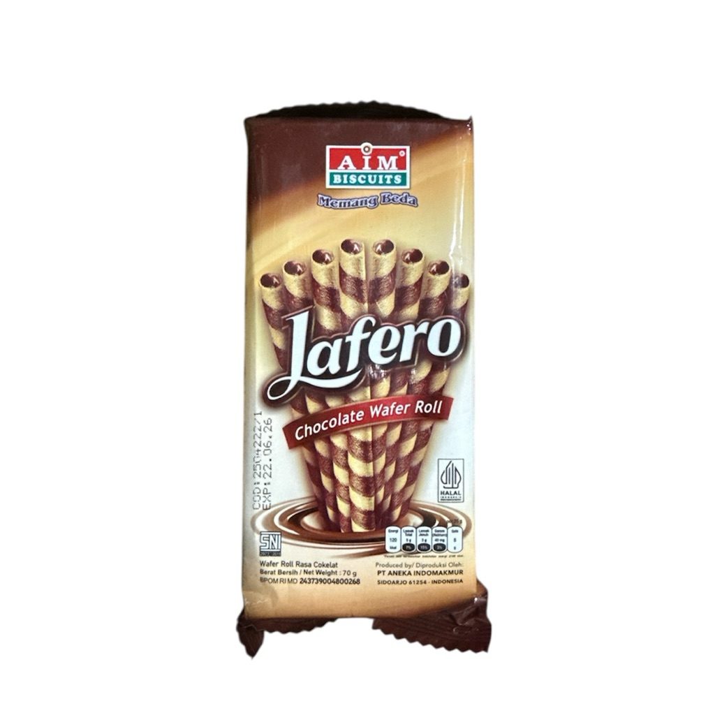 

Lafero Chocolate Wafer Roll 70 gr