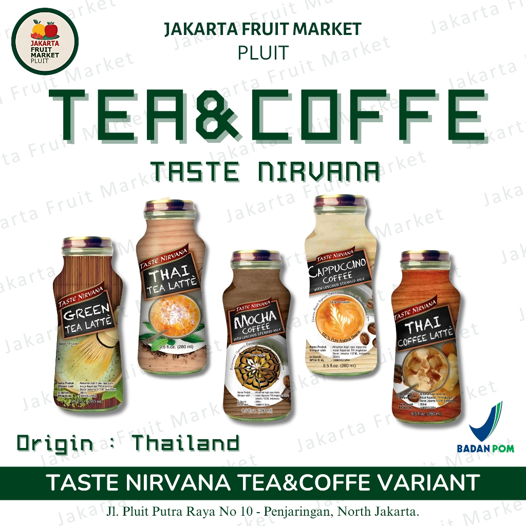 

Minuman Teh dan Coffe Taste Nirvana Original Thailand
