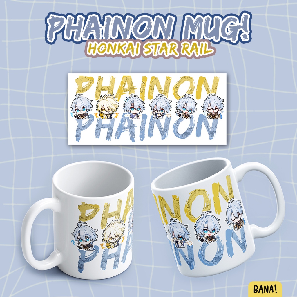 Phainon Honkai Star Rail Mug PHAINON Anime Gelas Press Sublim | BANA