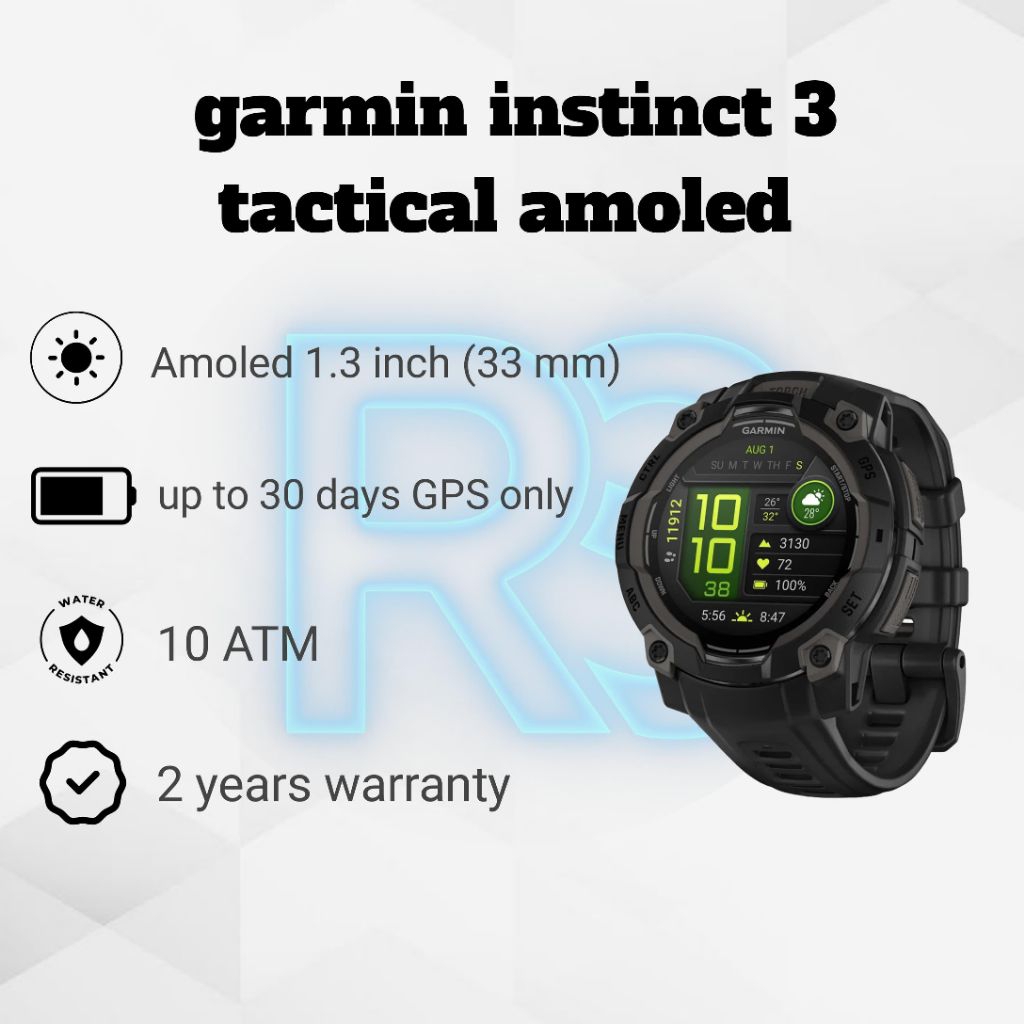 Smart Watch Garmin Instinct 3