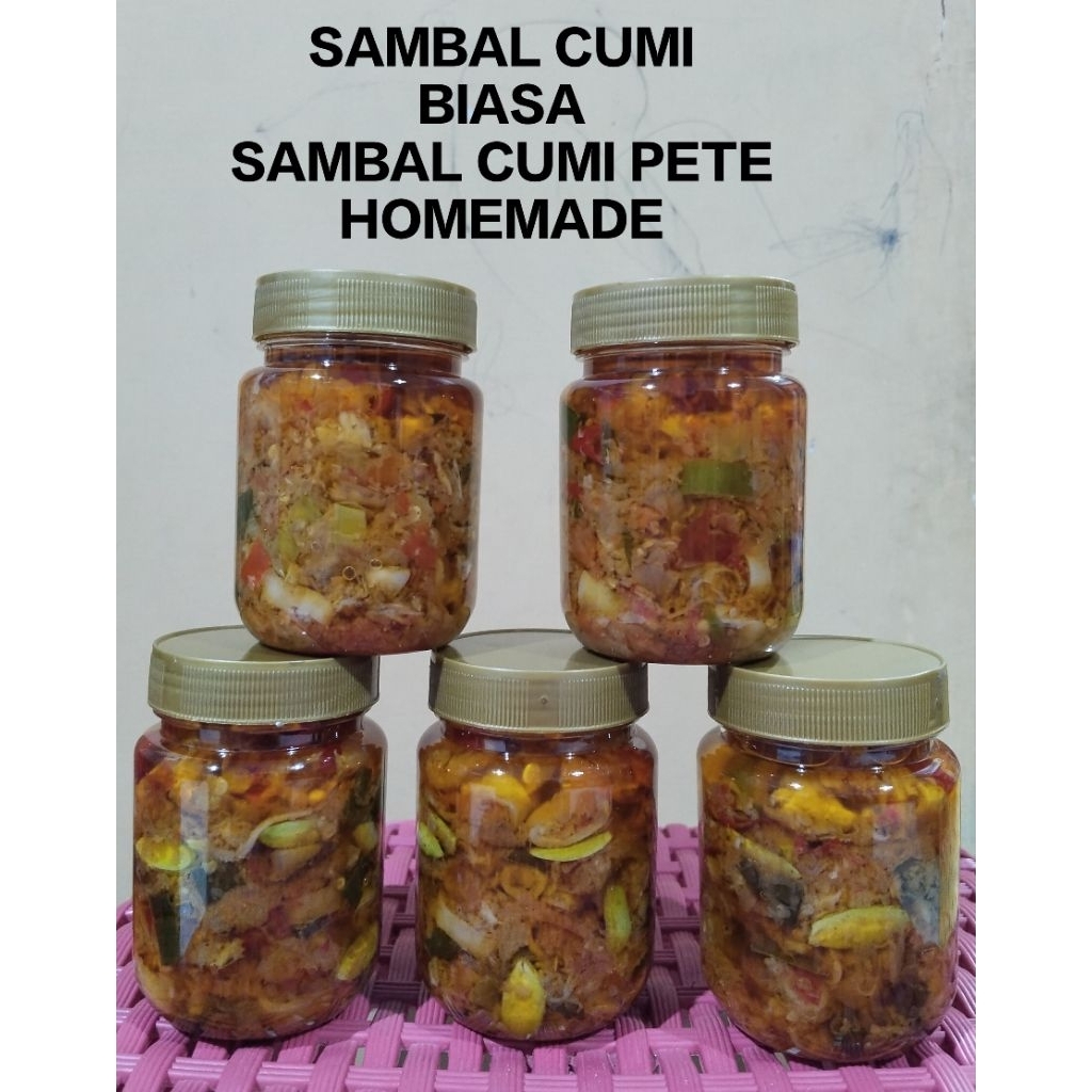 

sambal cumi matang 200ml homemade
