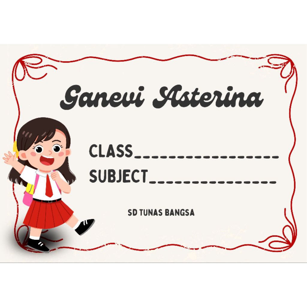 

Sticker Buku, Label Buku, Sticker Nama Buku Sekolah, Label Buku Sekolah, Sticker Buku Pelajaran