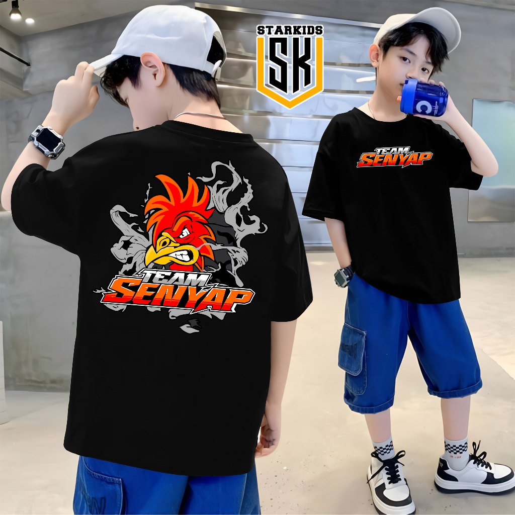 KAOS ANAK TEAM SENYAP - T SHIRT TEAM SENYAP - TEAM SENYAP - KAOS ANAK COD SEHARI JADI
