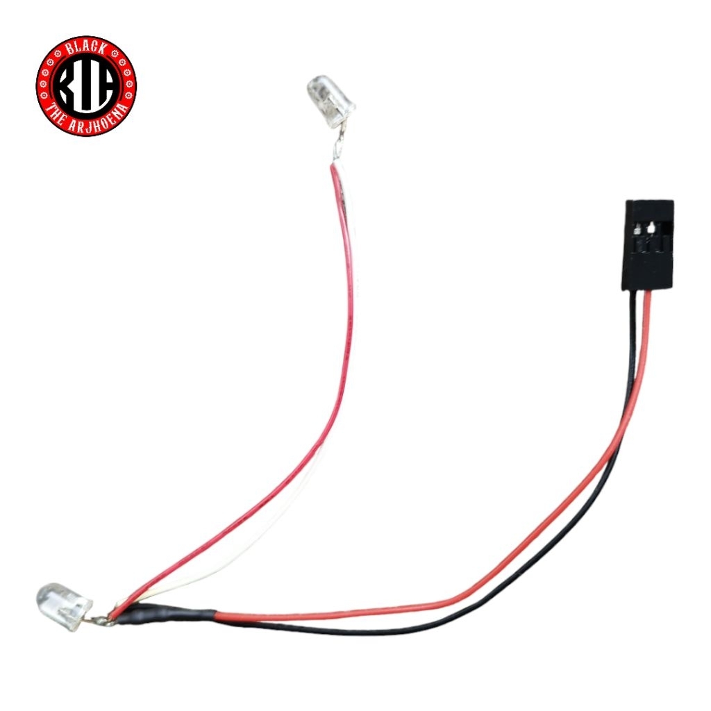 Socket Lampu LED To PCB 3 PIN 2 Kabel RC Remote Control WPL RC QD Off Road 4X4 Rock Crawler