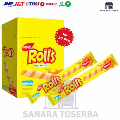 

Nabati Rolls Keju Coklat 1 Box Isi 20 Pcs
