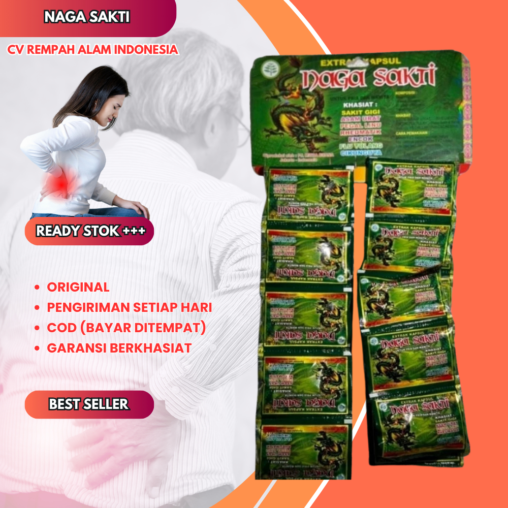 NAGA SAKTI ORIGINAL KAPSUL (ASAM URAT) / Naga Sakti Original