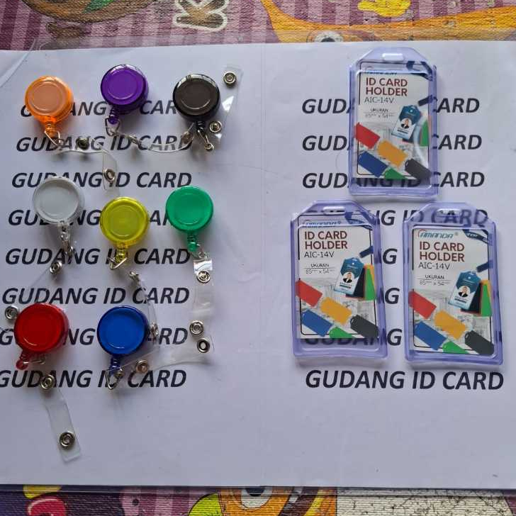 

Paket Yoyo ID Transparant + Casing T014 Diri Amanda 1 Sisi