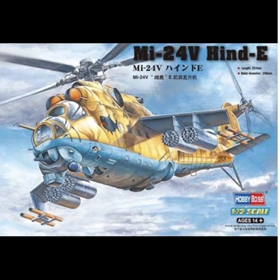 Model kit Hobby Boss 1/72 Mi-24V Hind-E