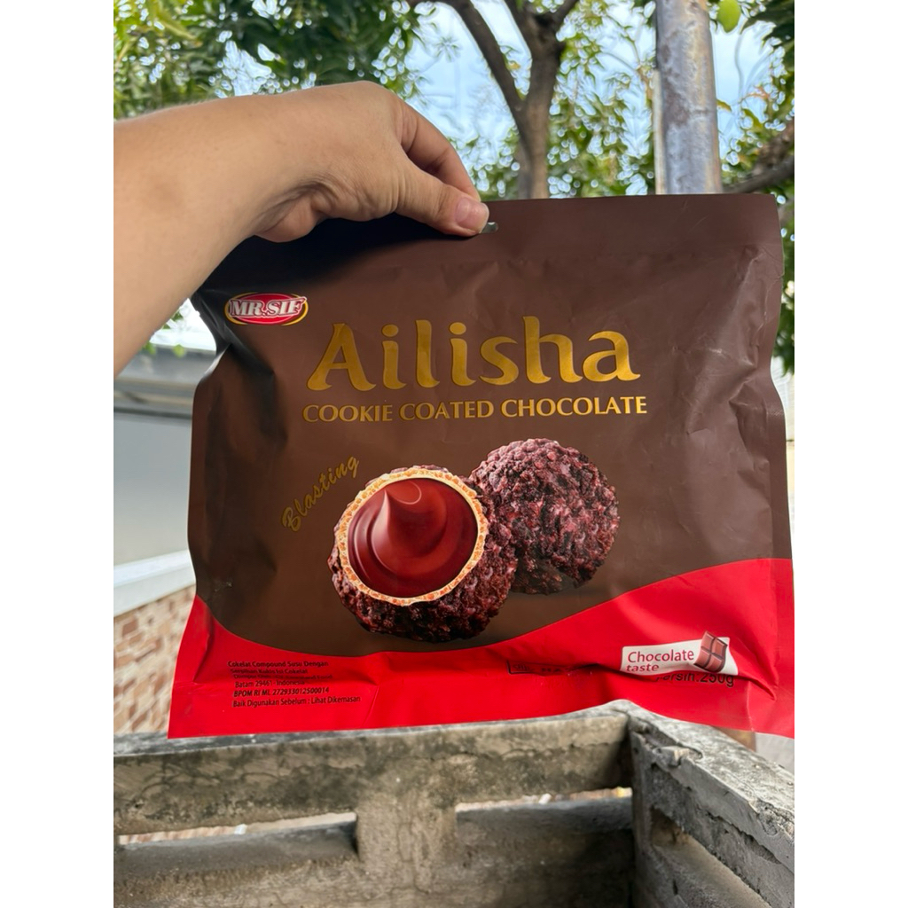 

Mr.Sif Ailisha Cookie Coated Chocolated 200gr