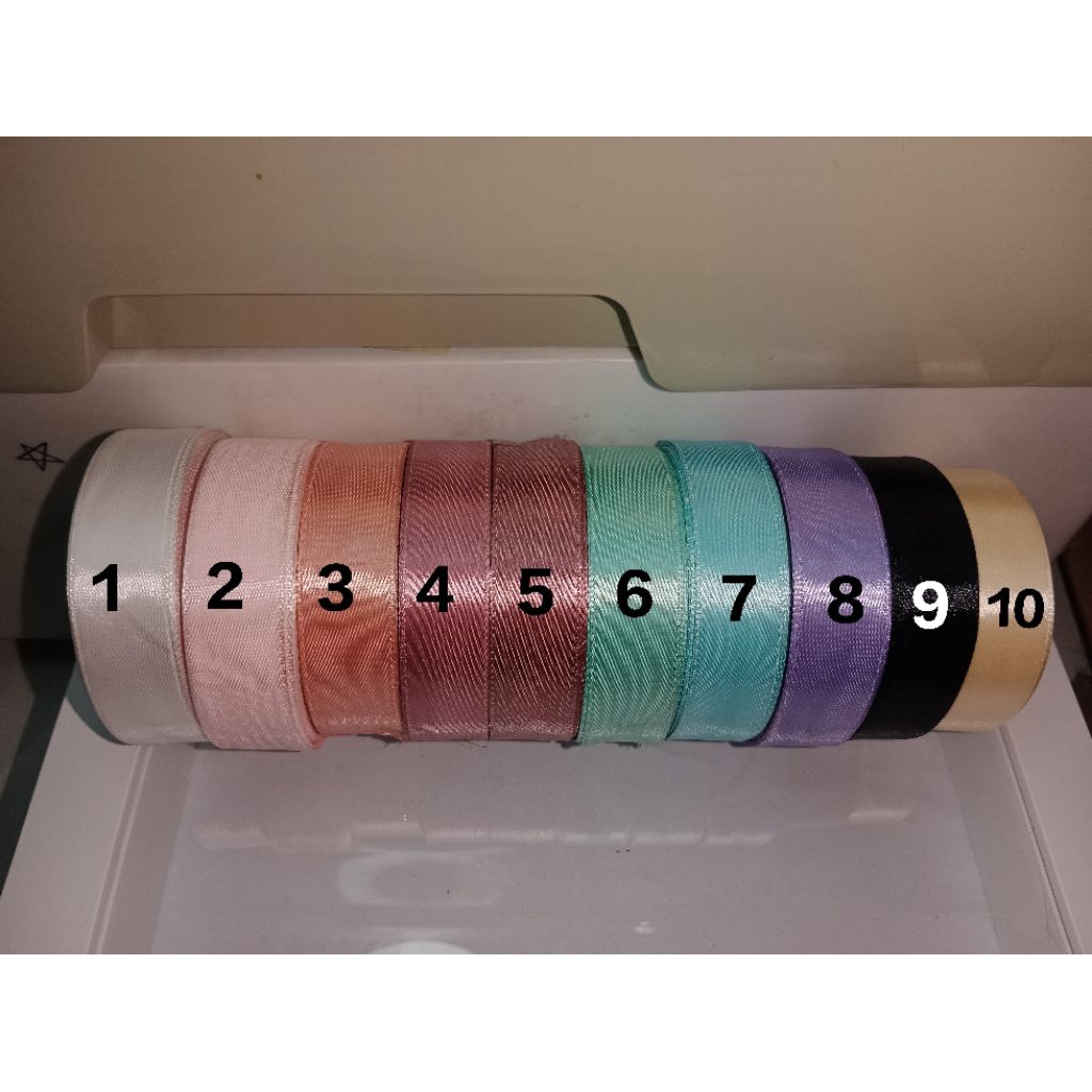 

[HARGA PER METER] PITA SATIN UK. 2 CM ECER PER METER