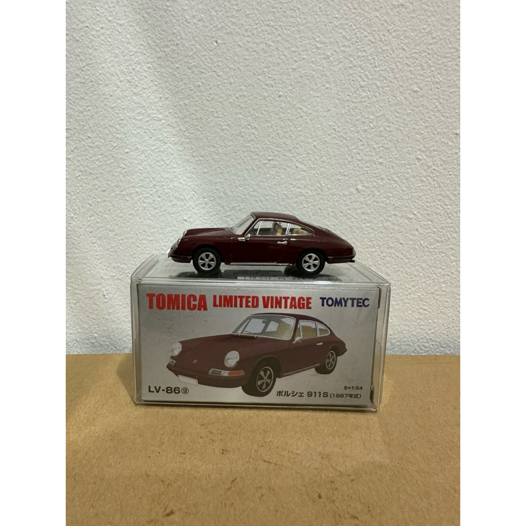 Tomica Limited Vintage Porsche 911S Brown LV-86g