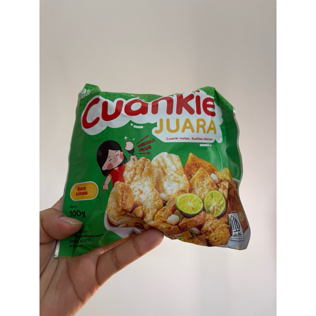 

Cuanki Juara ayam bawang/limau kemasan 100gr