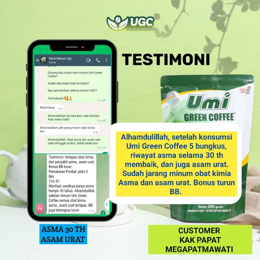 

Kopi Hijau Umi Green Coffee (UGC)