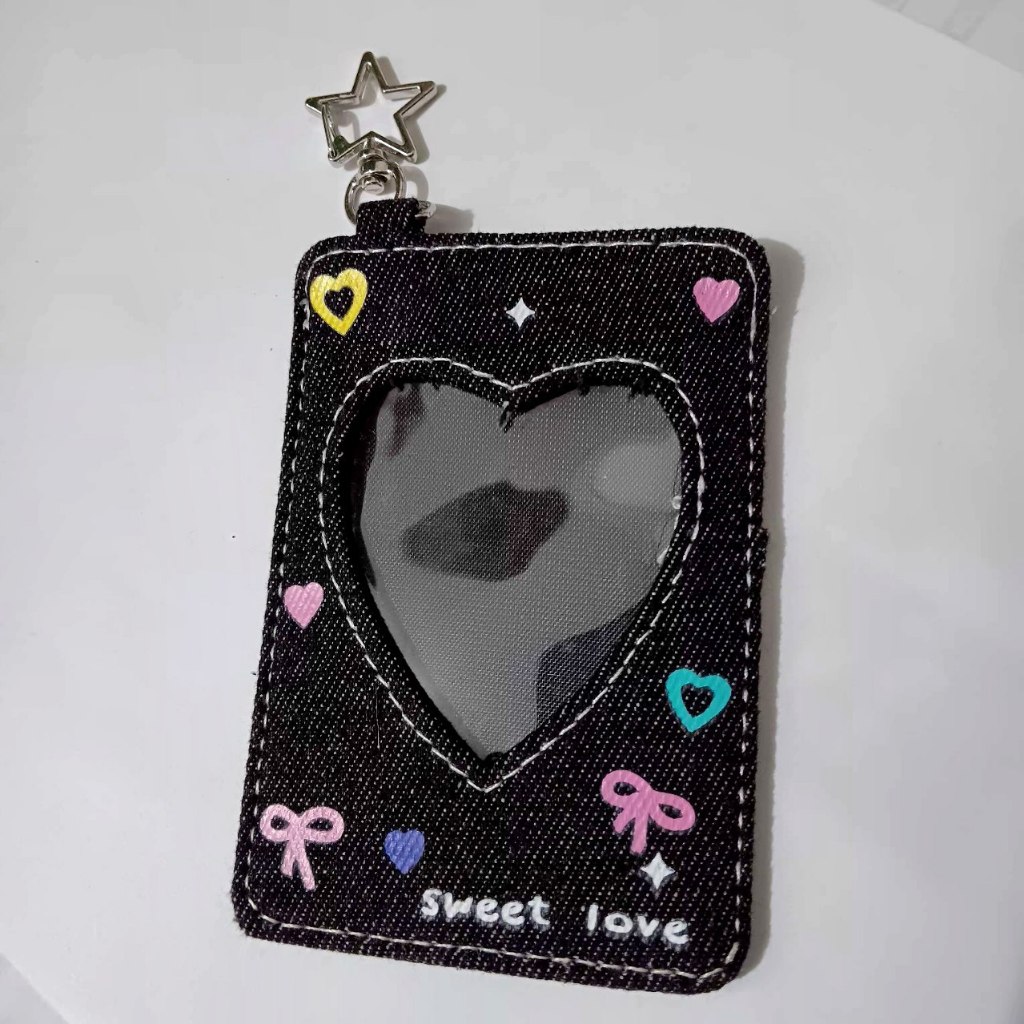 CAHOL DENIM PHOTOCARD CARD HOLDER PHOTOCARD