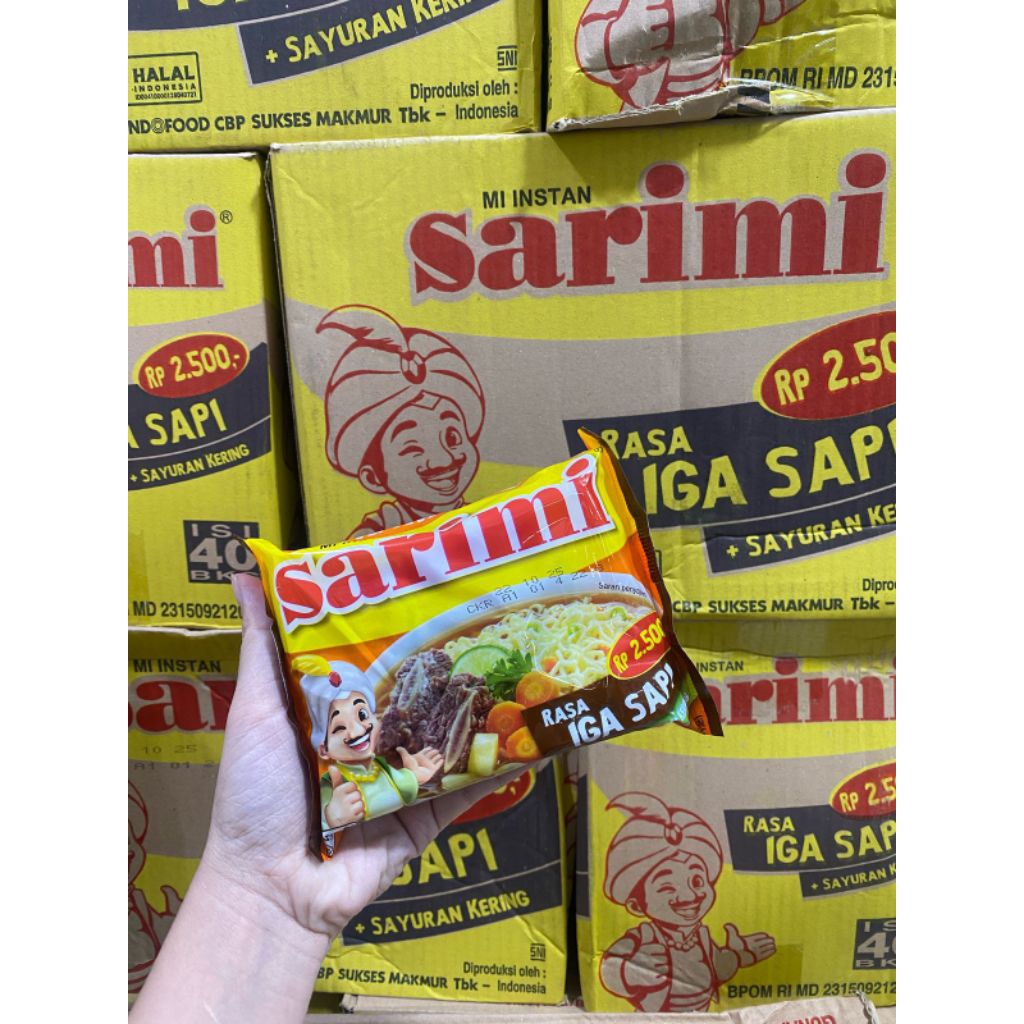 

mie instant sarimirasa iga sapi 40pcs (1dus) bisa cod